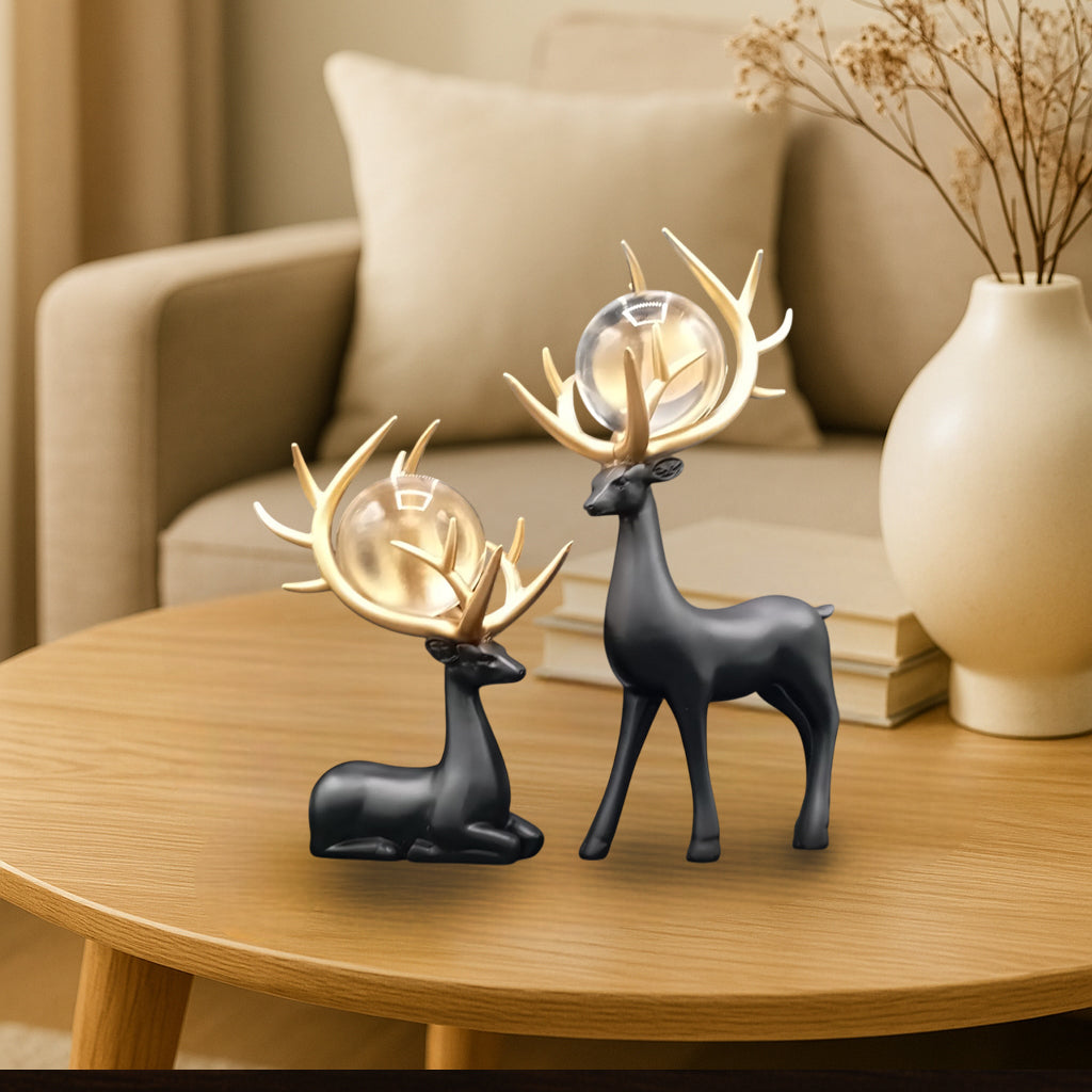 Crystal Antler Royal Deer Set