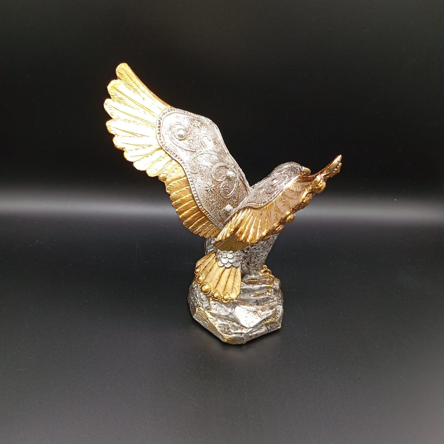 Golden & Silver Eagle Figurine