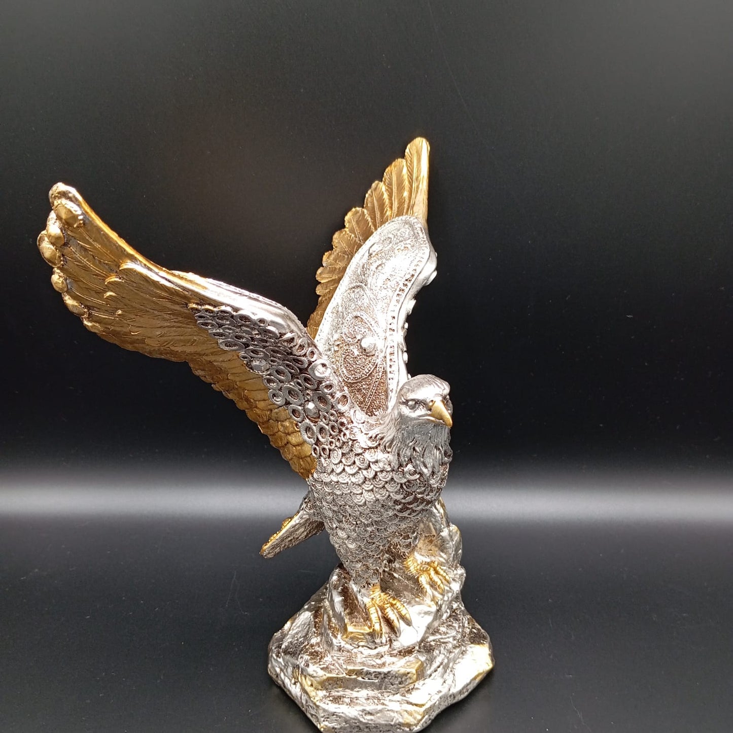 Golden & Silver Eagle Figurine