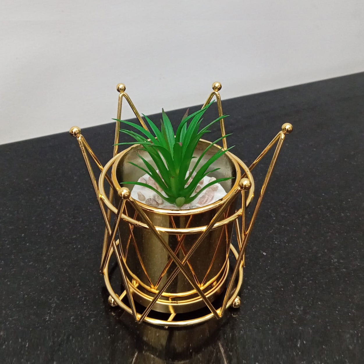 Realistic Artificial Golden Pot Plant
