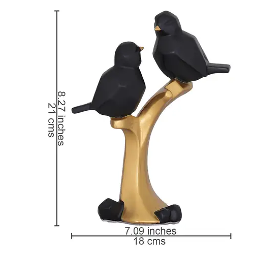Love Birds On Tree Figurine