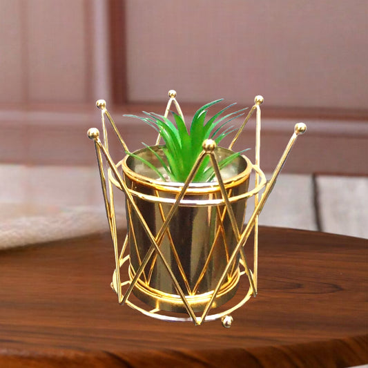 Realistic Artificial Golden Pot Plant