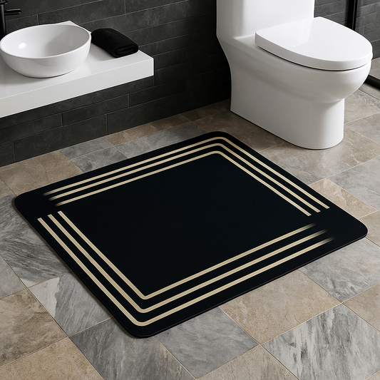 Black Gold Luxe Nonslip Mat