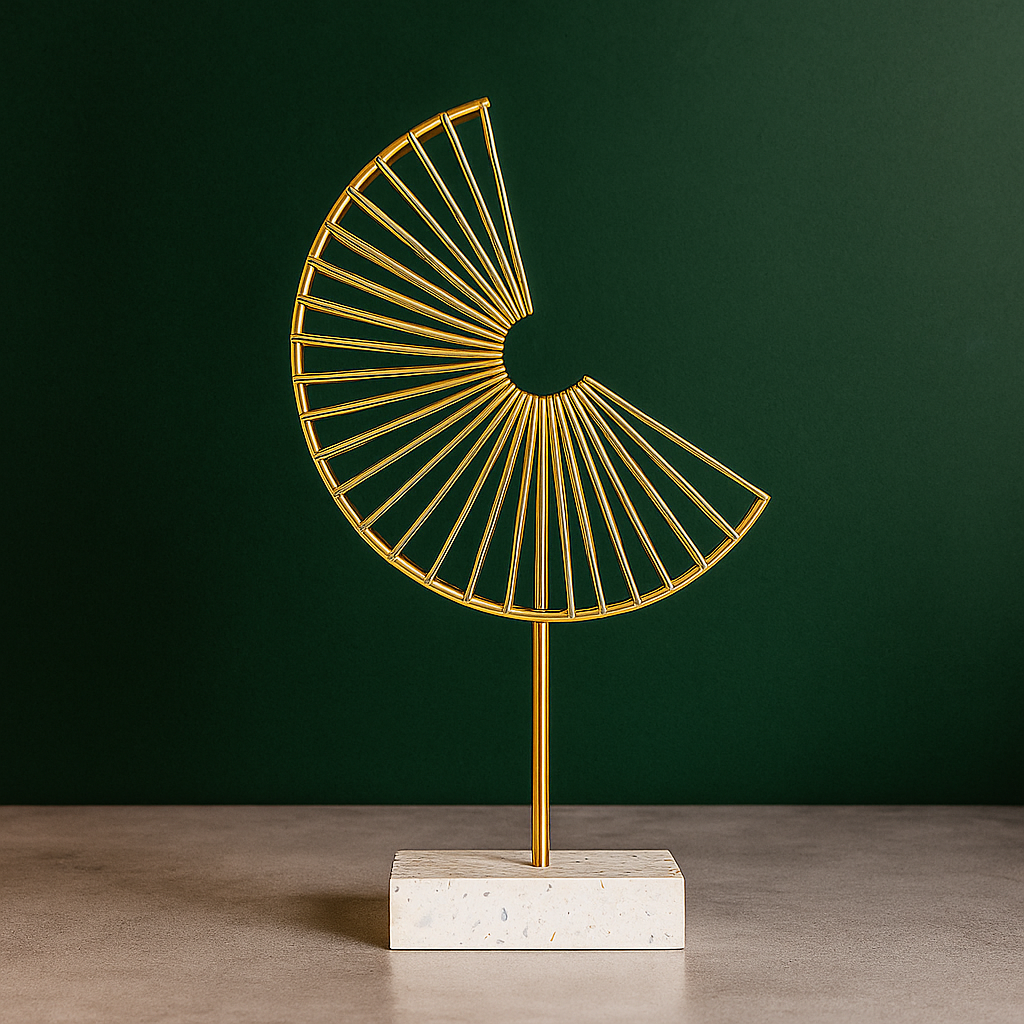 Nordic Maple Leaf Abstract Sculpture Home Decoration