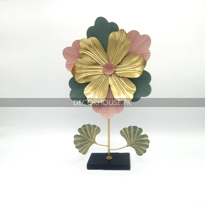Abstract Metallic Flower