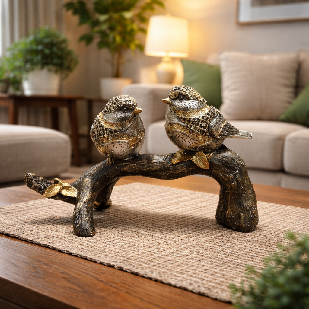 Twin Love Birds Décor