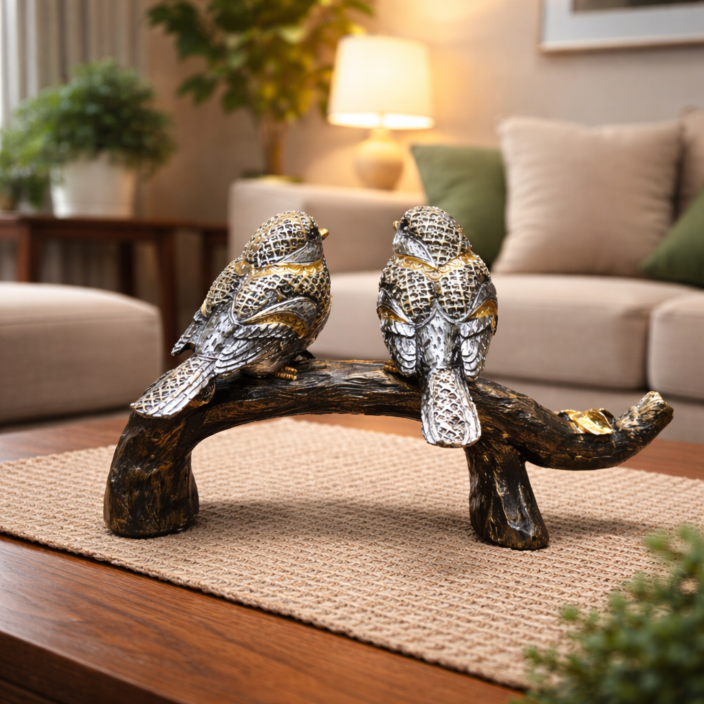 Twin Love Birds Décor