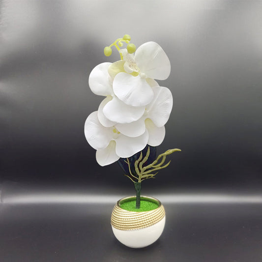 Blush Blossom Artificial White Plant
