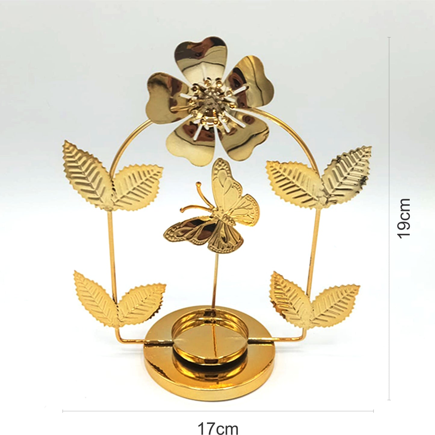 Candlestand for Table Centerpiece and Home Ornamentation, Butterfly Shape