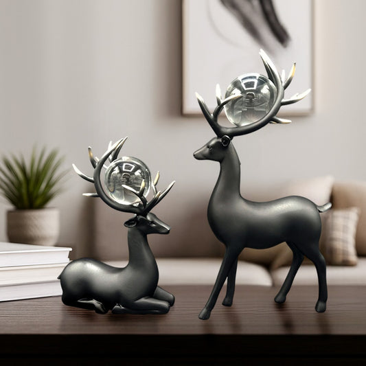 Crystal Antler Royal Deer Set
