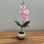 Pink Blossom Artificial Plant and Pot