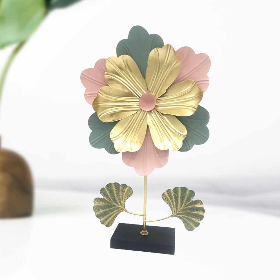 Abstract Metallic Flower
