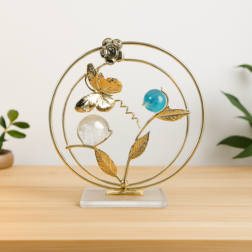 Butterfly Embrace Round Stand