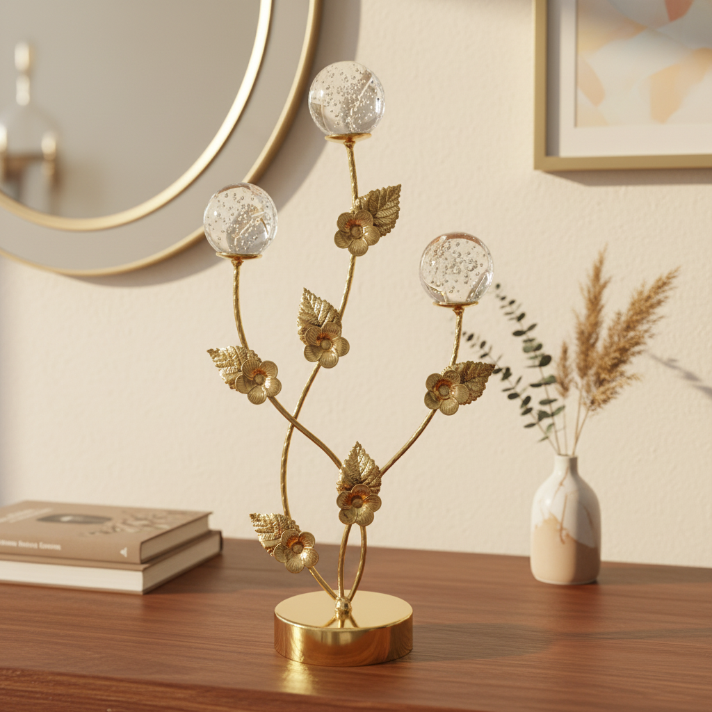 Imperial Crystal Bloom – Luxury  Crystal Decor | Elegant Home Accent