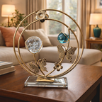 Butterfly Crystal Sphere Stand