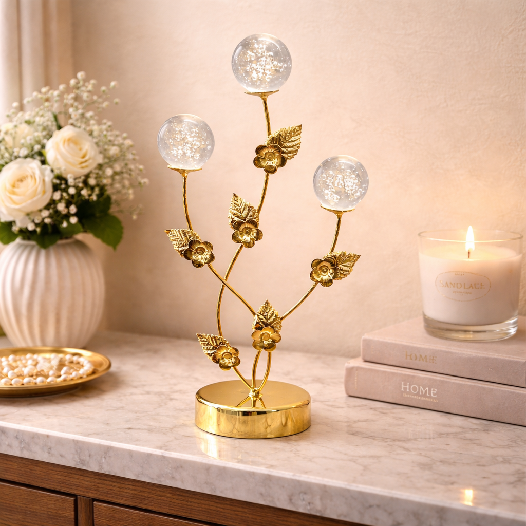 Imperial Crystal Bloom – Luxury  Crystal Decor | Elegant Home Accent